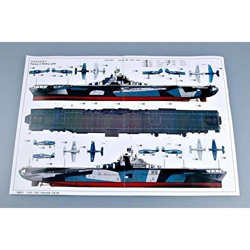 Trumpeter 1/350 US Navy Aircraft Carrier CV-19 Hancock Plastic Model