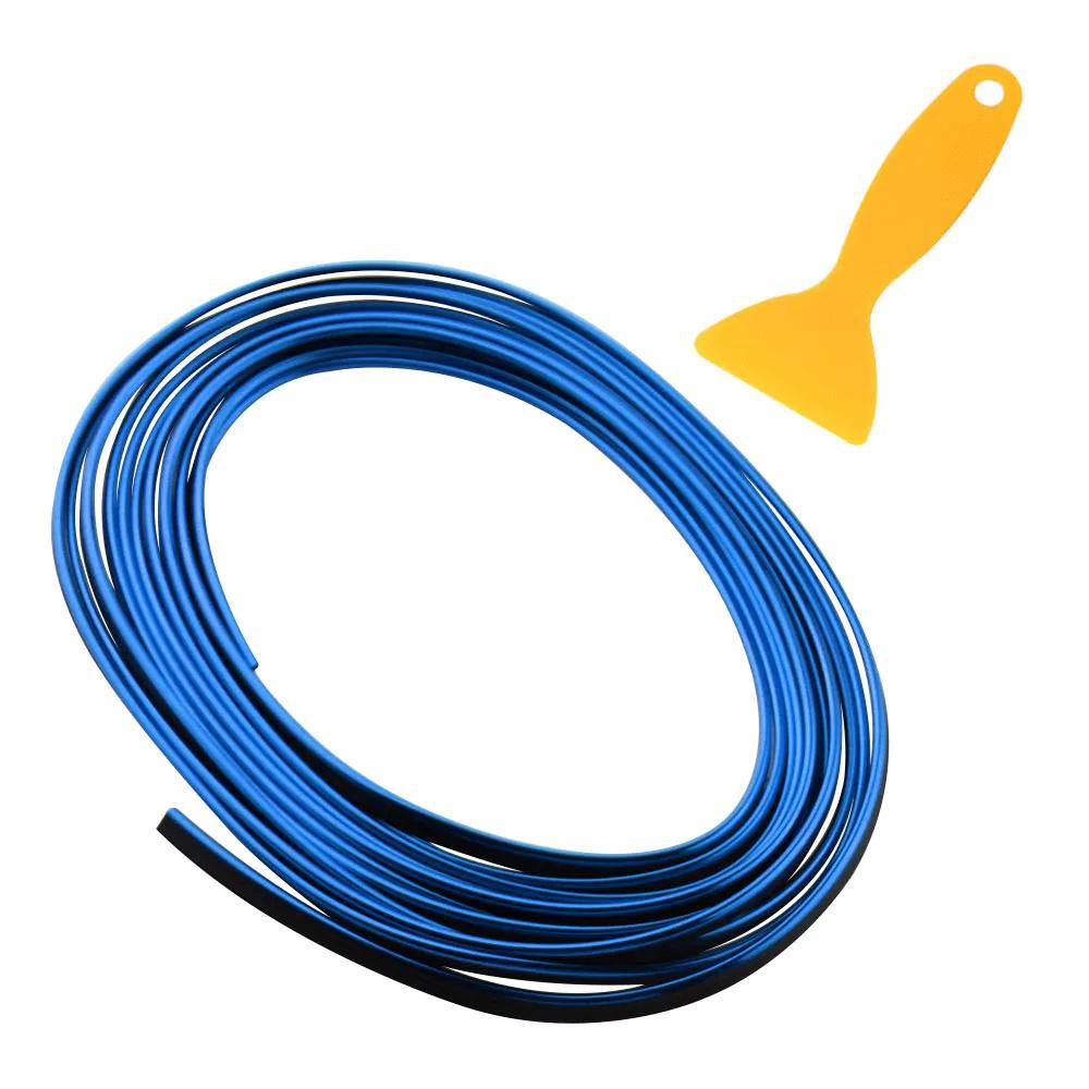 Car Interior Moulding Decoration Flexible Strips Gap Fillers Strip Universal Auto Mouldings Dashboard Styling Trim Accessories