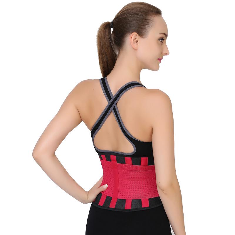 New Style Colorful Sweat Waist Support Belt for Fitness and Slimming