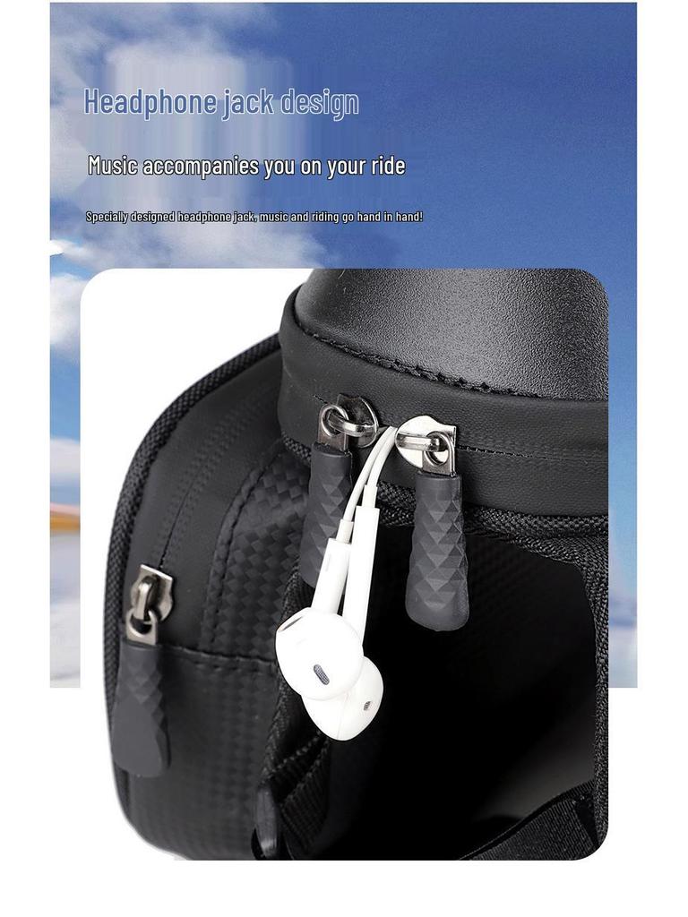 Waterproof Bicycle Front Beam Bag - Cycling Organizer for Mountain Bikes