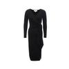 VEROMODA Women's Elegant V-Neck Knit Midi Dress