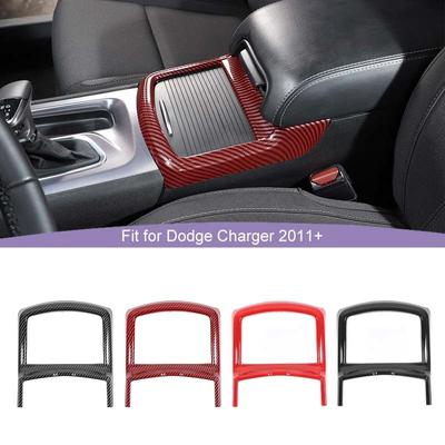 Porta-copos de carro, capa decorativa, adesivos de decoração, adequado para Dodge Charger para 300C 2011 Up, acessórios de interior ABS