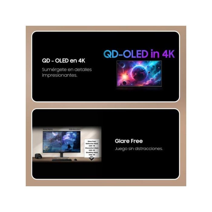 Samsung Odyssey OLED G8 LS32FG816SUXEN 32" QD-OLED UltraHD 4K 240Hz 0.03ms HDR400 FreeSync Premium Pro