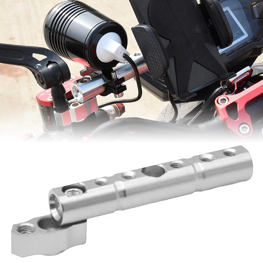 Universeller Motorrad Elektrofahrrad Rückspiegel Scheinwerfer Montage Zusatzscheinwerfer Blinker Halterung Feste Halterung