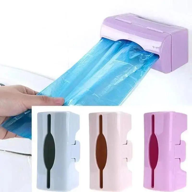 Kitchen Convenience Tools Garbage Bag Storage Box Containers Plastic Bag Container Organizer Garbage Bag Dispenser Accessories
