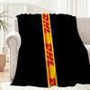D-Dhls Expresss Throw Lightweight 240G Flannel Blanket Soft Skin-Friendly For Summer Cooling
