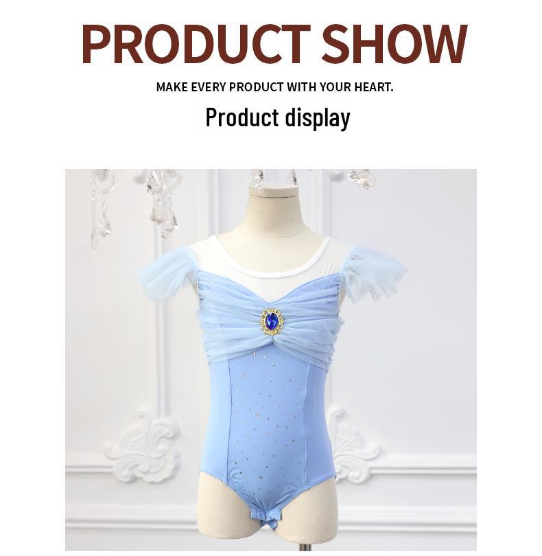 Mädchen Chinesischer Tanz Ballett Übung & Elsa Prinzessin Eiskostüm