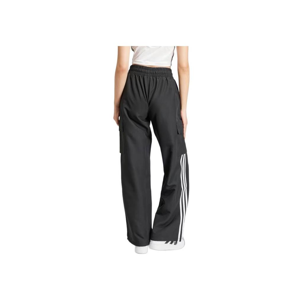 adidas Originals Colorful Three Stripes Cargo Knit Sports Pants Men Pants Black JF1292