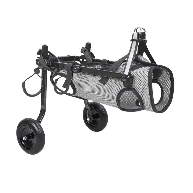 Adjustable Dog Wheelchair for Protecting Injured Pets Disability Mobility Scooter Walker Cart for Small Dogs Back Legs