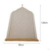 Islamic Prayer Rug Travel Portable Home Floor Embossing Worship Kneel Carpet