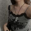 Fashionable Comb Pendant Necklace for Styling Fringe Portable Sturdy Steel Jewelry Accessory for Women Ladies Daily Use