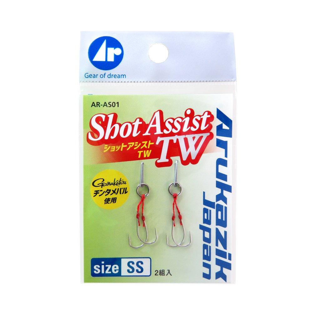 

Arukazik Japan Shot Assist TW Hook SS Fishhook 25496 Ar.HooK