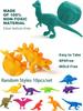 Mini Colorful Dinosaur Toys Triceratops Tyrannosaurus Solid Model Kids Cognitive Educational Toys Party Decor Cake decoration