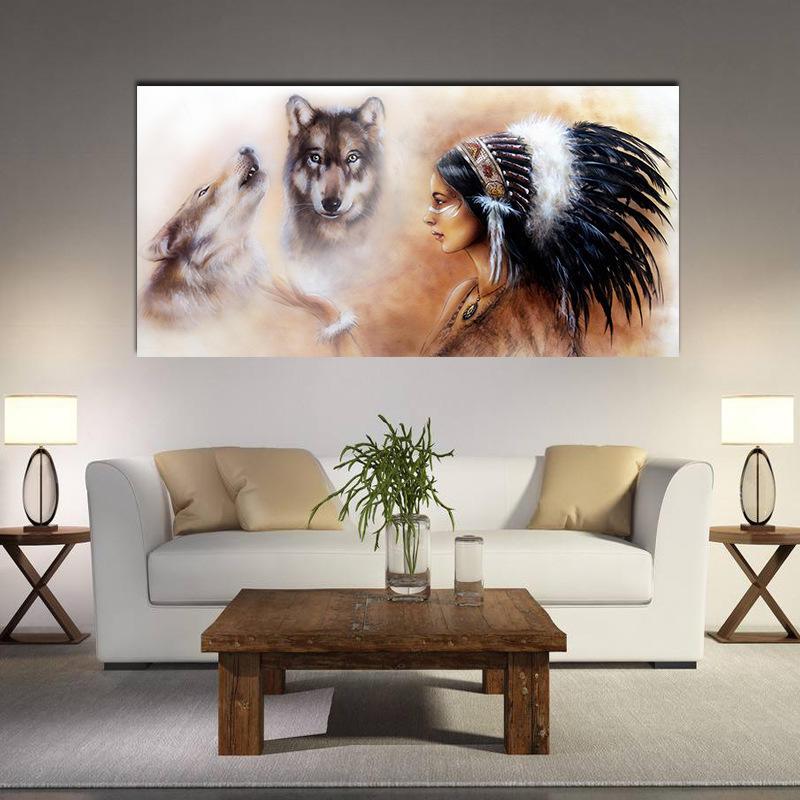 Native And American Horse Wallpaper Home Decoration Bedroom Wall Decoration