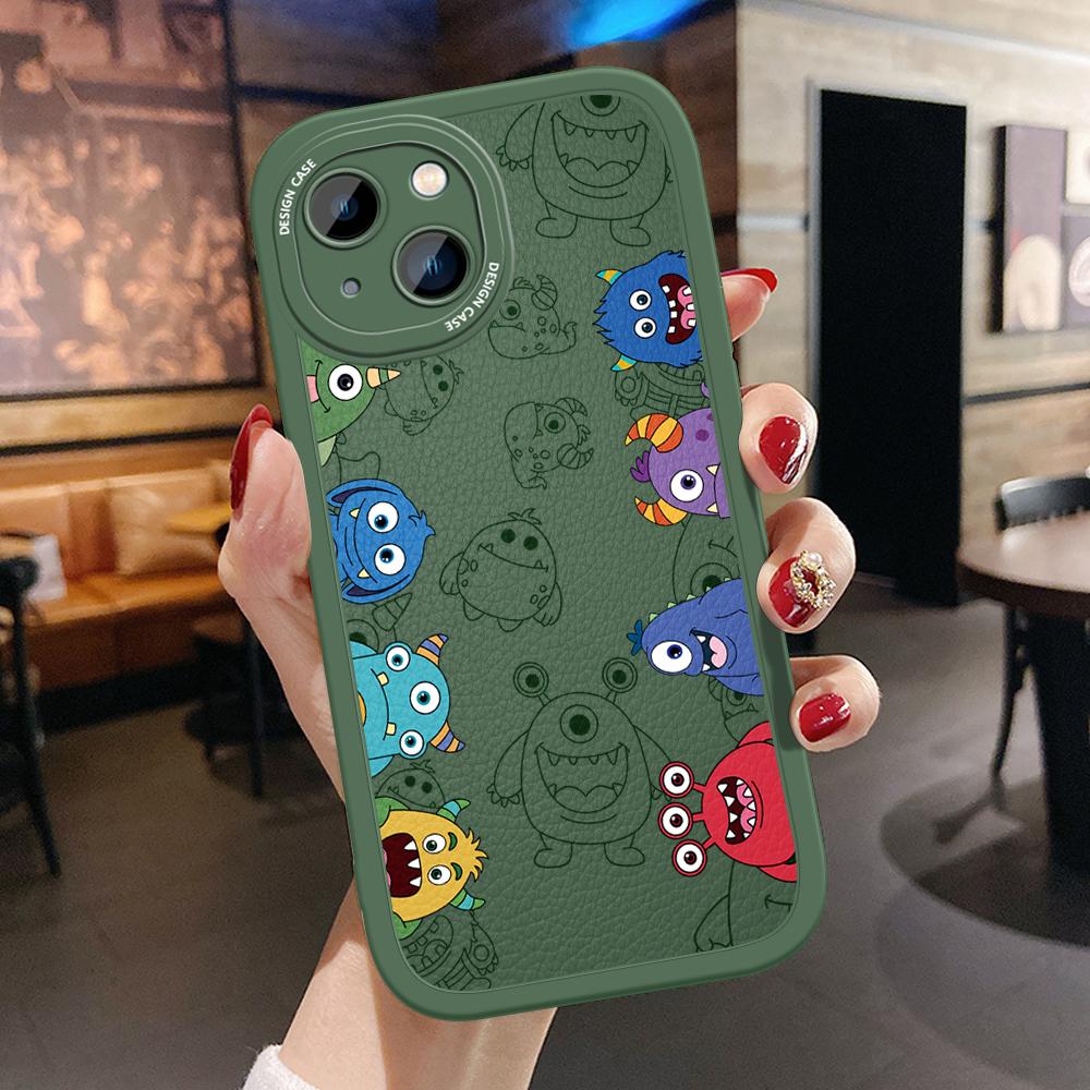 Popüler PU Deri Telefon Kılıfı iPhone Samsung Galaxy Xiaomi Redmi VIVO OPPO HUAWEI Onur Infinix Yumuşak Arka Kapak Coque