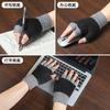 Student half-finger gloves are cold-proof and warm in autumn and winter, piled and thickened half-cut knitted gloves are cold-proof.