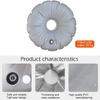 Parasol Foldable Water Weight Base For Beach FlagPole Stabilizers Round Fillable Weight Bag Outdoor Event Equipment