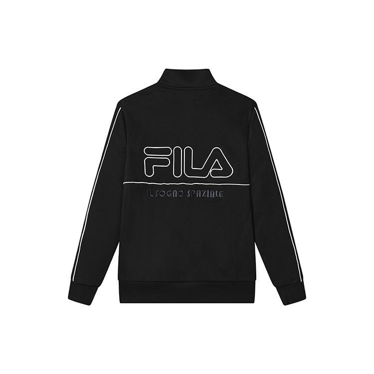 FILA Jackets Men's Jet Black Stand Collar Thickened Other F11M249503FBK