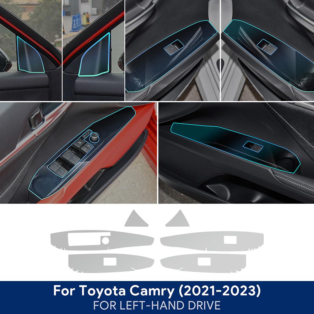 TPU Protective Film for Toyota Camry 2021-2023 Interior Anti-Scratch Transparent Sticker