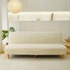 Armless Jacquard Sofa Bed Cover Elastic Soft Folding Sofa Covers Without Armrests  Couch Sofa Protection Suitable For 2-3 Seater