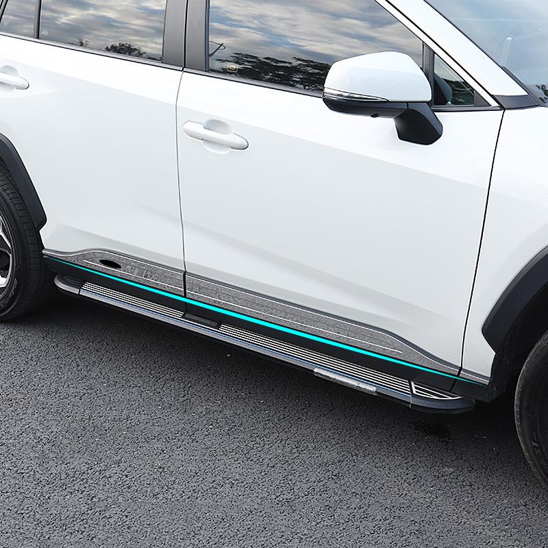 For Toyota RAV4 XA50 2019 2020 2021 2022 2023 RAV 4 Hybrid Stainless Steel Car Side Door Body Trim Anti-Scratch Strip Stickers