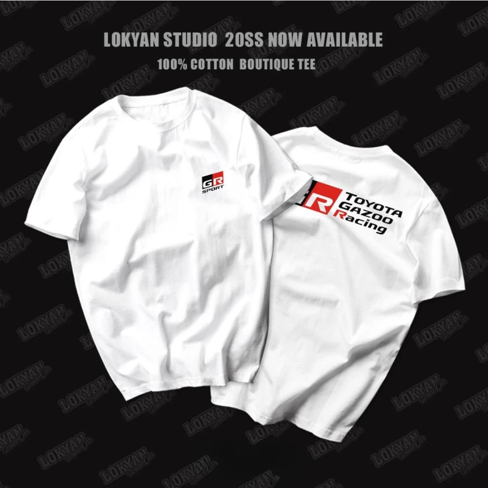 Culture Spirit F Field Racing Summer Towce GR Totem TRD Steel Cannon Men's T-shirt Women's Short Sleeve Couples Same Style