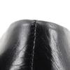 LOUIS VUITTON Monogram flower pumps Round toe black leather flour Women Used