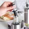 Edelstahl Auslaufsicher Sojasauce Essig Öl Menage Aufbewahrungsspender Würzlagerung Glasflasche Küchenhelfer