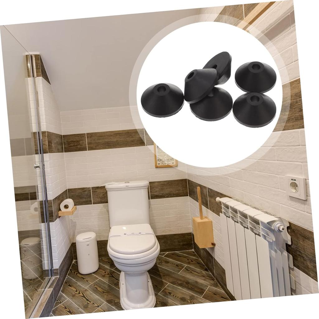 20pcs Toilet Bolt Rubber Washers Leak Conical Washers for Toilet Tank Screws Durable and Easy to Install Rubber Sealing Gaskets for Water Stop Effect