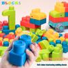 Large Soft Rubber Baby Building Blocks - Safe for 1-2 Year-Olds