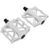 Bicycle Pedals Non Slip Lightweight Mountain Bike Aluminum Alloy Platform PedalsWhite