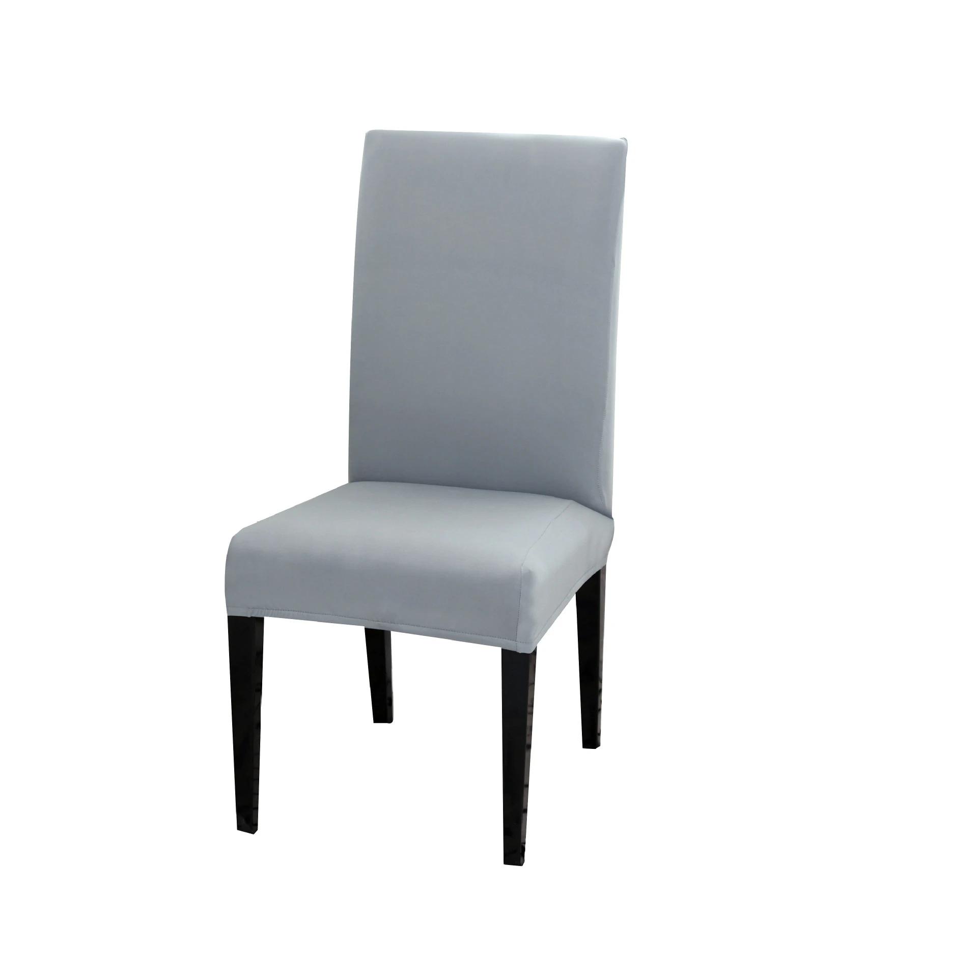 Einfarbiger Elastischer Verstellbarer Stuhlbezug Spandex Stretch Überwürfe Stuhlsitzbezüge Küche Esszimmer Hochzeit Bankett Zuhause 1pcs Chair Cover