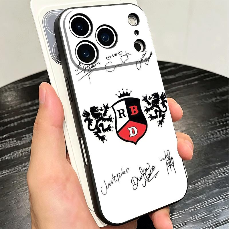 F-Fashion RBD R-Rebelde Soft Phone Case for iPhone 16 16E 17 Air 15 Pro Max 14 Plus 13 Mini 11 12 7 Black Cover Back Shell