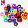 100pcs Transparent Silicone Anti-slip Eyeglass Ear Hooks Colorful Round Retainer Holder Glasses Ear Hook EyeGlasses Accessories