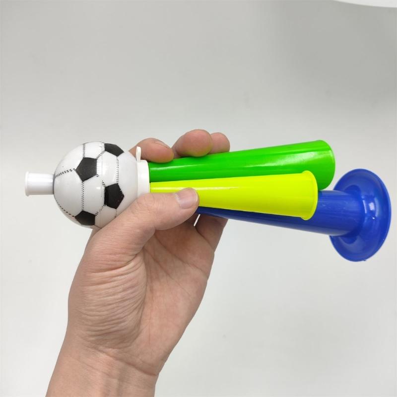 Set Of 10 Colorful Stadium Horns Random Color Soccer Fan Trumpet For Football Game And Group Gatherings