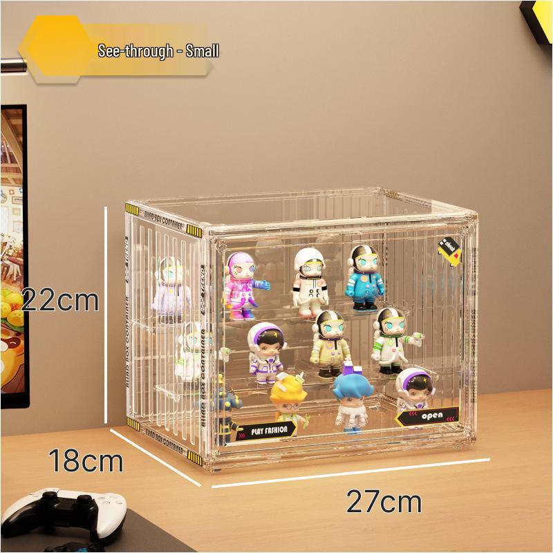 Tiered Acrylic Dustproof Display Case for Pop Mart & LEGO Figures