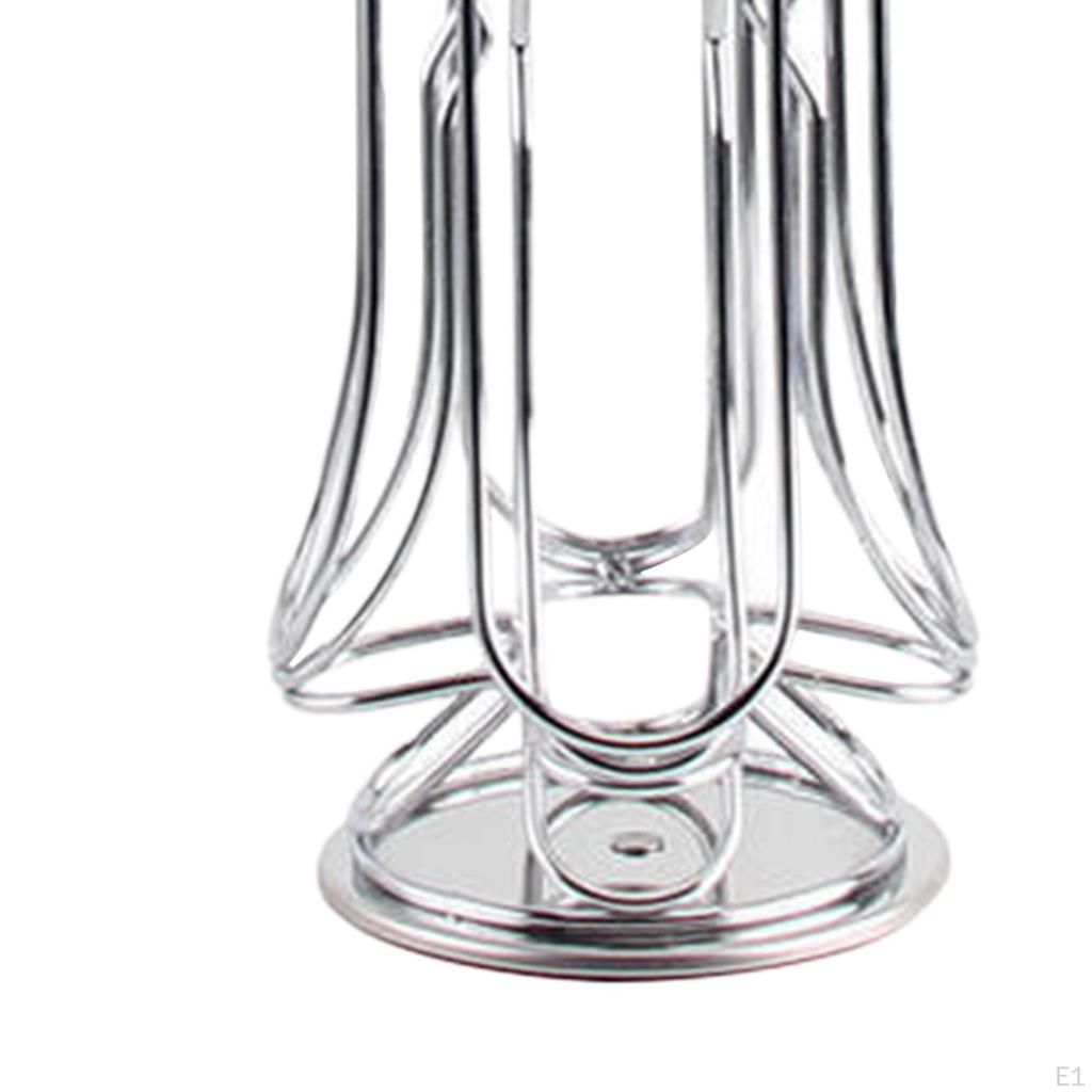 Coffee Capsule Degree Rotating Stand Rack, Holds 24 Capsules