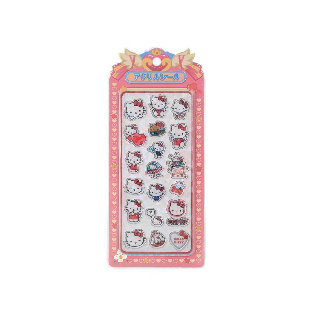 3D Acrylic Cartoon Princess Scene Stickers for Kids - Creative Decorative Stick-On Fun