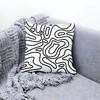 Minimalist Line Art Cushion Cover Premium Comfort Reversible Pillow Cove Two In One Design for Any Room  Car Interior