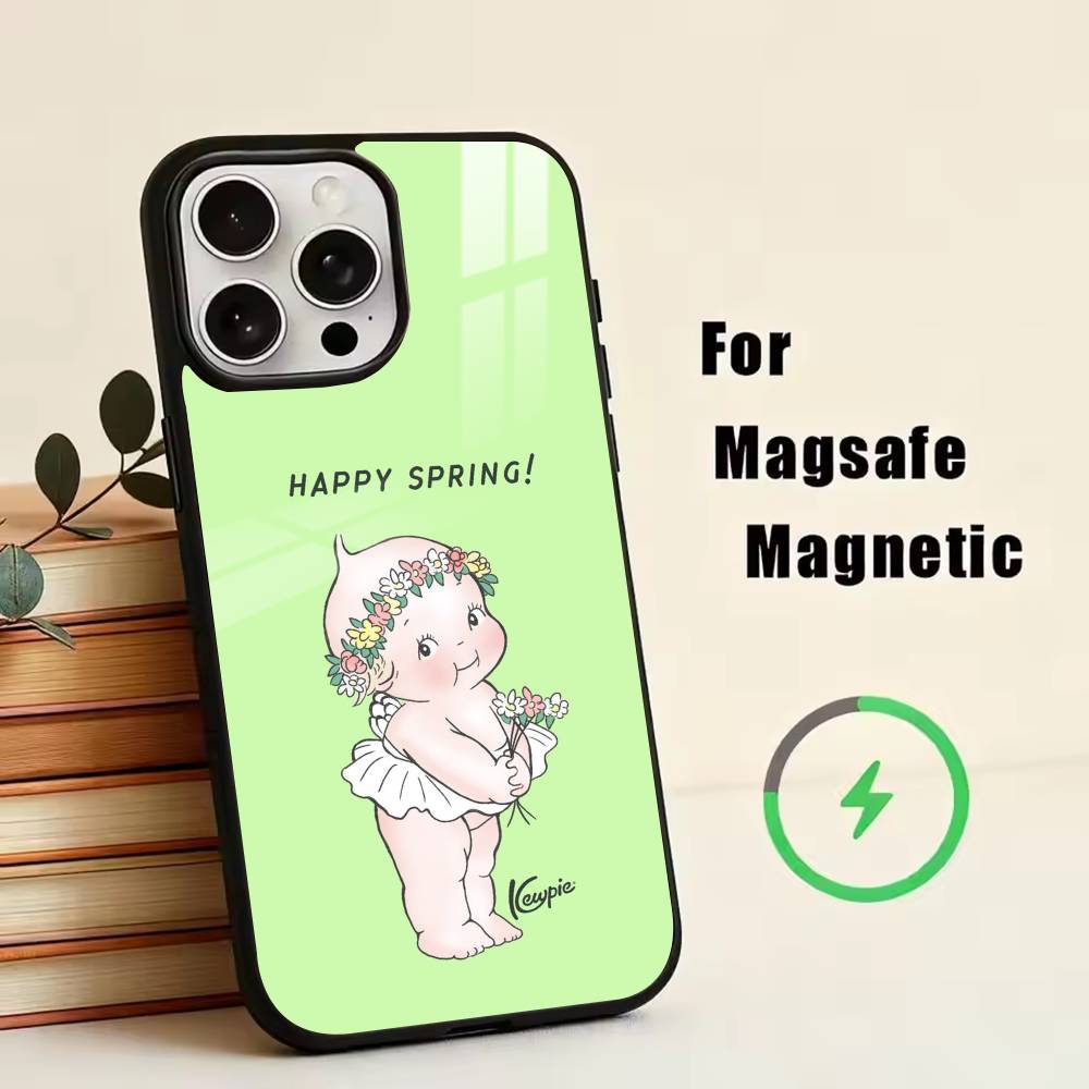 Lovely Kewpie Baby  Phone Case For iPhone17,16,15,14,13,12,11 Plus,Pro Magnetic For Magsafe Wireless Charging