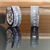 Classic Simple Earrings For Women, Inlaid With Geometric Zircon Jewelry, Fashionable And Explosive Temperament Earrings