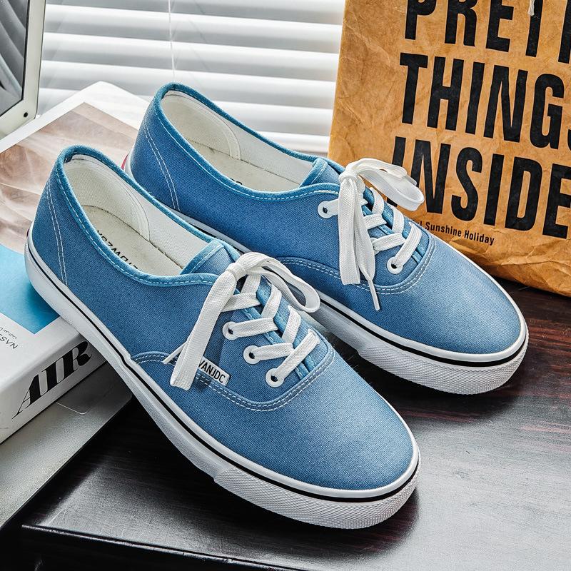 Spring new low-top canvas shoes breathable student board shoes