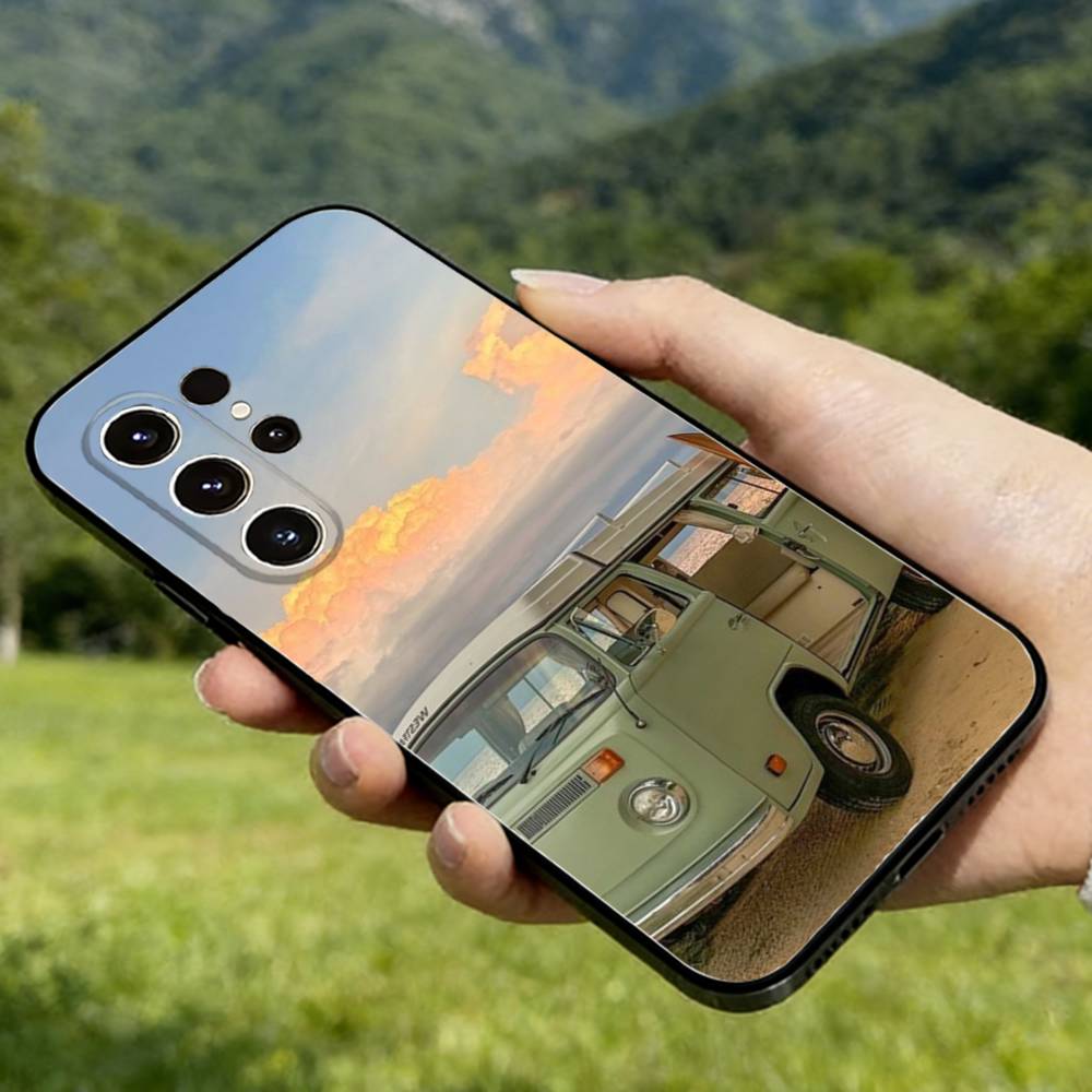 Combi Van Surf Phone Case For Samsung GalaxyA56,36,26,16,76,55,35,25,15,54,34,24,14 Soft Silicone Phone Protective Case 5 Samsung A12 A12 5G