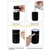 L8RE Portable Humidifier Rechargeable Desk Cold Mist Air Humidifier with Adjustable Colorful Light and Timer for Car Office