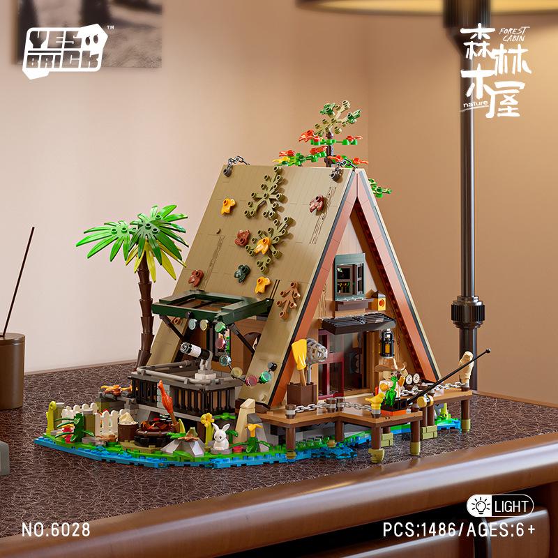 6028 Creative Treehouse Street View Model: Puzzle & Building Block Toy for Boys