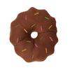 Plush Surface Plush Donut Toy Round Shape Cartoon Stuffed Toy Dog Chew Ring  Small Medium Dogs
