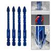 High Hardness Spiral Drill Bit 6/8/10/12/14mm Triangle Drill Bit Eccentric Drill Bit  Drilling Tool