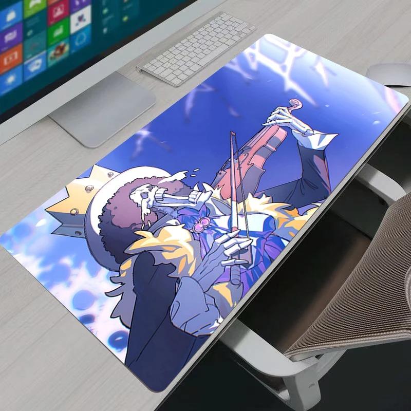 Gaming Mouse Pad Gamer Home Computer HD Mousepad XXL One Piece Brook Keyboard Pad Carpet NonSlip Office Mouse Mats for LOL