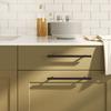 Furniture Handles 10 Pcs Black 192 Mm Stainless Steel