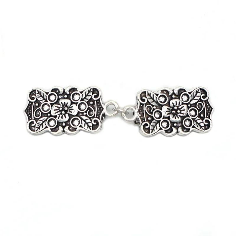 1 Pair New Blouse Shirt Lapel Collar Cardigan Clip Women Girls Vintage Shiny Crystal Pin Brooch Cape Cloak Clasp Fixing Clip